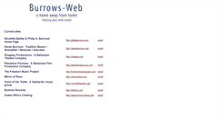 Desktop Screenshot of burrowsweb.net